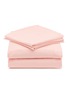 LAMEIRINHO X Lane Crawford King Size Duvet Cover Set — Peach