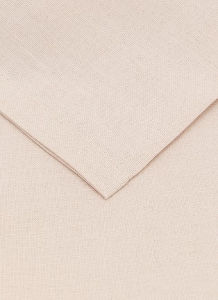 Detail View - Click To Enlarge - LAMEIRINHO - X Lane Crawford Super King Size Bottom Flat Sheet — Sand