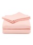 LAMEIRINHO X Lane Crawford King Size Duvet Cover Set — Peach