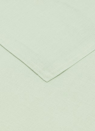 Detail View - Click To Enlarge - LAMEIRINHO - X Lane Crawford King Size Duvet Cover Set — Spearmint