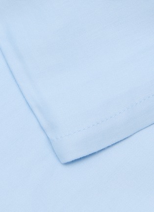 Detail View - Click To Enlarge - LAMEIRINHO - Super King Size Bottom Flat Sheet — Blue
