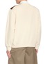 Back View - Click To Enlarge - TOGA VIRILIS - Contrast Panel Half Zip Jersey Sweatshirt