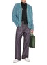 Figure View - Click To Enlarge - TOGA VIRILIS - Shaggy Knit Cardigan