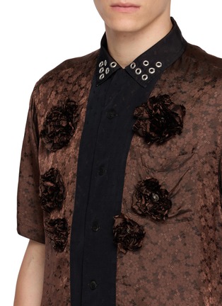  - TOGA VIRILIS - Cupra Jacquard Floral Shirt