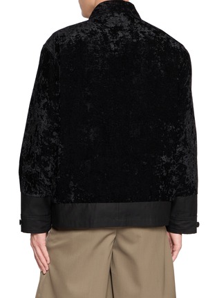 Back View - Click To Enlarge - TOGA VIRILIS - Embellished Crushed Velvet Blouson
