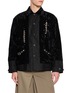 TOGA VIRILIS Embellished Crushed Velvet Blouson