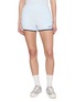 SPORTY & RICH Signature Logo Contrast Trim Cotton Terry Shorts