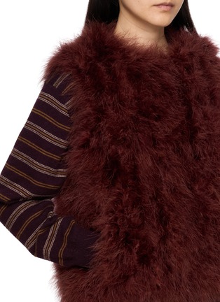  - YVES SALOMON - Feather Silk Lined Vest