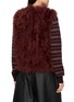 Back View - Click To Enlarge - YVES SALOMON - Feather Silk Lined Vest