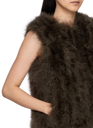  - YVES SALOMON - Feather Silk Lined Vest