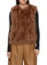 YVES SALOMON Feather Silk Lined Vest