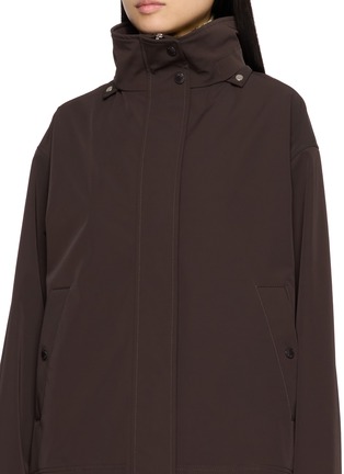 Detail View - Click To Enlarge - YVES SALOMON - High Neck Parka Jacket
