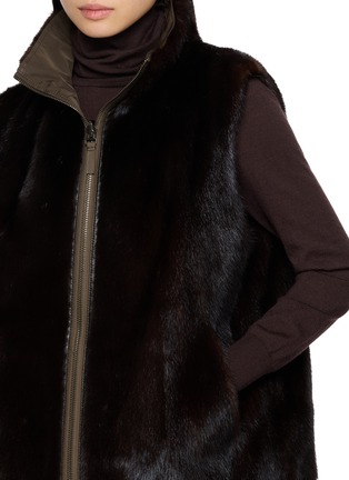  - YVES SALOMON - Rev Mink Fur Vest