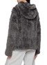 Back View - Click To Enlarge - YVES SALOMON - Rex Fur Hood Jacket