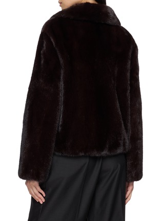 Back View - Click To Enlarge - YVES SALOMON - Notch Lapel Mink Jacket