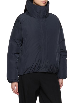  - YVES SALOMON - Fox Fur Removable Gloves Puffer Jacket