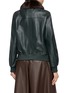 Back View - Click To Enlarge - YVES SALOMON - Fur Collar Leather Jacket