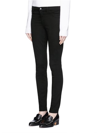 Front View - Click To Enlarge - J BRAND - 'Luxe Sateen' super skinny jeans