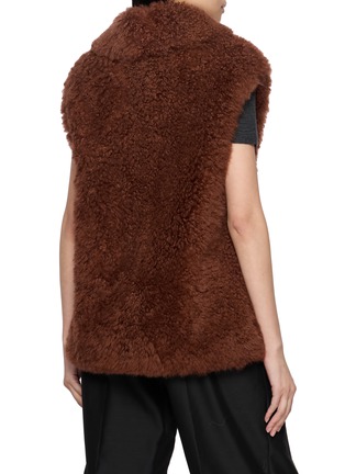 Back View - Click To Enlarge - YVES SALOMON - Shearling Vest