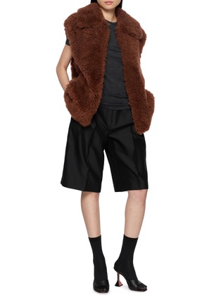 Figure View - Click To Enlarge - YVES SALOMON - Shearling Vest