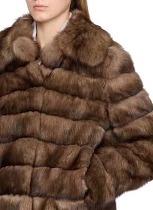  - YVES SALOMON - Cropped Sable Fur Jacket