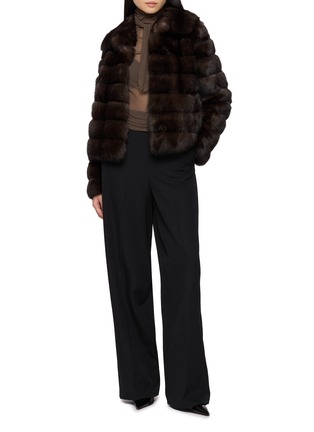 Figure View - Click To Enlarge - YVES SALOMON - Sable Fur Jacket