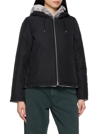 Detail View - Click To Enlarge - YVES SALOMON - Reversible Veste Fur Jacket