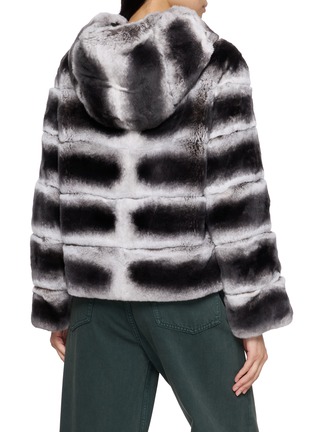 Back View - Click To Enlarge - YVES SALOMON - Reversible Veste Fur Jacket