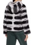 Back View - Click To Enlarge - YVES SALOMON - Reversible Veste Fur Jacket