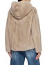 Back View - Click To Enlarge - YVES SALOMON - Hooded Mink Fur Jacket
