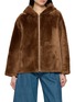 YVES SALOMON Hooded Fur Jacket