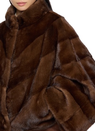  - YVES SALOMON - Mink Cape Jacket