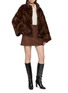 Figure View - Click To Enlarge - YVES SALOMON - Mink Cape Jacket
