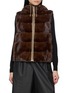YVES SALOMON Reversible Fox Fur Puffer Vest