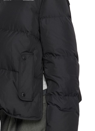  - YVES SALOMON - Fur-Lined Hooded Down Jacket