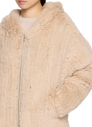  - YVES SALOMON - Hooded Zip Up Jacket