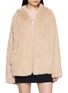 YVES SALOMON Hooded Zip Up Jacket
