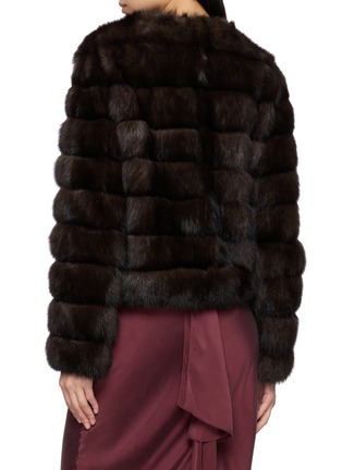 Back View - Click To Enlarge - YVES SALOMON - Sable Fur Jacket
