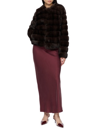 Figure View - Click To Enlarge - YVES SALOMON - Sable Fur Jacket
