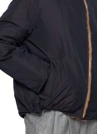  - YVES SALOMON - Fur-Lined Hooded Jacket