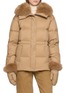 YVES SALOMON Detachable Fur Trims Technical Down Jacket