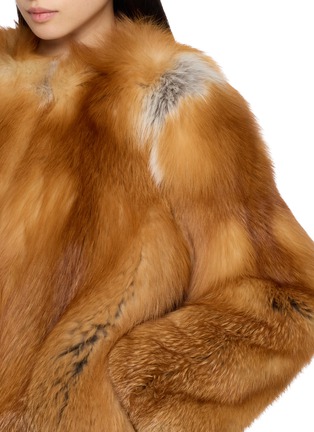 - YVES SALOMON - Collarless Fox Fur Jacket