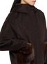  - YVES SALOMON - Mink-Trimmed Wool Hooded Jacket
