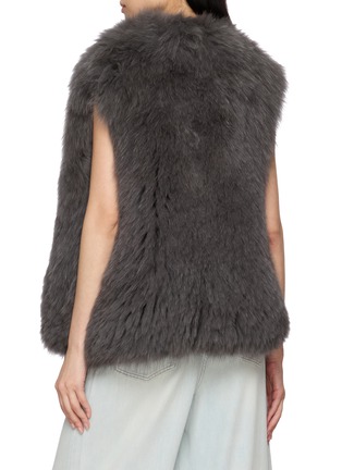 Back View - Click To Enlarge - YVES SALOMON - Fox Fur Vest