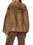 Back View - Click To Enlarge - YVES SALOMON - Reversible Hooded Fur Jacket