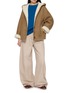 Figure View - Click To Enlarge - YVES SALOMON - Hooded Leather Jacket