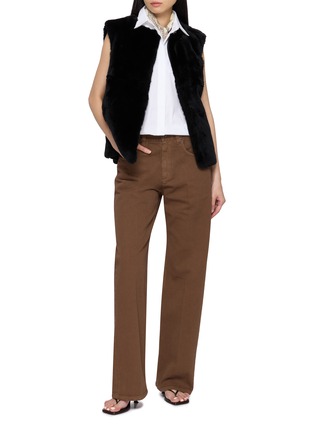 Figure View - Click To Enlarge - YVES SALOMON - Rex Rabbit Fur Vest