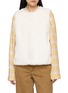 YVES SALOMON Rex Rabbit Fur Silk Lined Vest