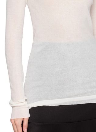  - RICK OWENS  - Long Sleeve Rib Top