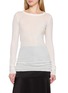RICK OWENS  Long Sleeve Rib Top